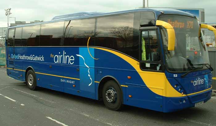 Oxford airline Volvo B12B Jonckheere Mistral 53